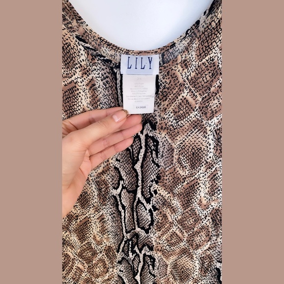 🐍 vintage snakeskin print maxi dress 🐍 - Picture 5 of 7